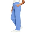thumbnail image 5 of Scrub Pants For Women Elastic Waist Wide Leg Workwear Trouser Ladies Fall Medical Nurse Uniform Casual Trouser S-XXL, 5 of 7