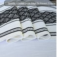 thumbnail image 4 of Boho Coffee Table Runner with Tassels 14x48 Inches, Black & Cream | Cotton Woven Washable Boho Dresser Scarf for Bedroom | Farmhouse Console Tabletop Centerpiece Decorations, 4 of 8