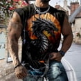 thumbnail image 5 of Yopmin Graphic Tank Tops Men Crew Neck Dragon Fashion Graphic Tank Tops Summer Sleeveless Shirts for Sports Fitness, 5 of 8