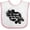 White and Pink, variant on Inktastic Future Monster Truck Driver Boys or Girls Baby Bib
