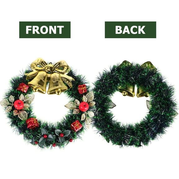LEORX Xmas Wreath Christmas Decorative Wreath for Outdoor Display 1Pack