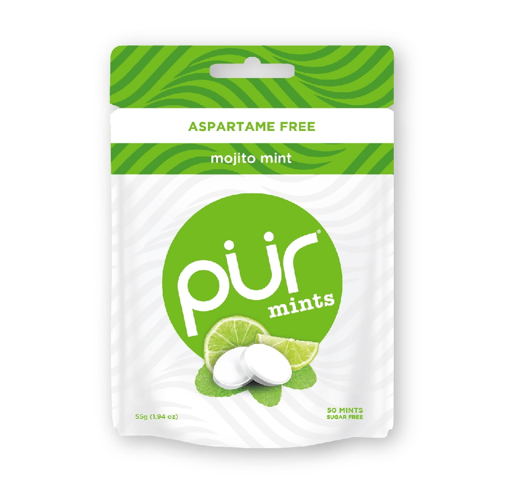PUR Mints, Sugar Free, 100 Xylitol, Vegan, Aspartame Free, Gluten Free