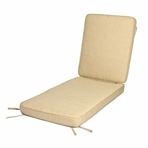 mozaic Deluxe Teak Hinged Chaise Cushion with Sunbrella Fabric