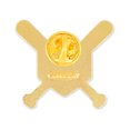 thumbnail image 3 of PinMart's Baseball Cross Bats Chenille Pin, 3 of 4