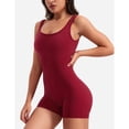 thumbnail image 5 of Jumpsuits for Women Sexy Backless One Piece Bodycon Scrunch Shorts Romper Sleeveless Tummy Control Yoga Bodysuits, 5 of 8