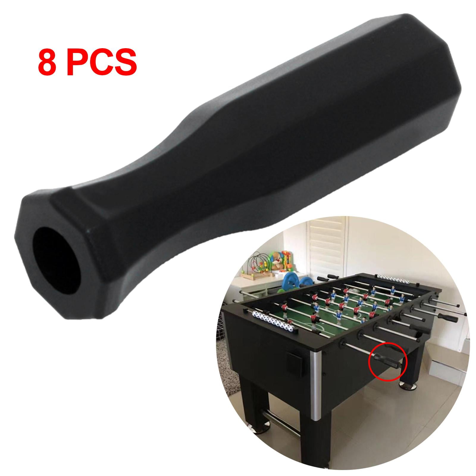 Table Soccer Handle 8Pcs Foosball Soccer Handle Grip Table Replacement Handle Part Foosball Accessories