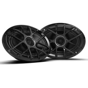 Wet Sounds ZERO Series - ZERO-69-XZ-B Black 6x9" Neodymium Powersport & Marine Speakers w/ Horn-Loaded Titanium Tweeters, Pair, Black Grills