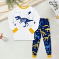 thumbnail image 2 of TOWED22 Toddler Baby Girl Outfits Infant Puff Sleeve Smocked Floral Tops Pants Cute Kids Girls Fall Winter Clothes Set Size:7-8 Y,Color:Yellow, 2 of 5