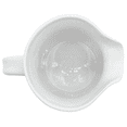 thumbnail image 6 of Chloe and Cotton Ceramic Pitcher Vase with Handle - Farmhouse Decor Decorative Pitcher - White - 8 inch, 6 of 7