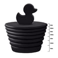 thumbnail image 2 of Tapón de bañera universal XXLDZSW 2 unidades negro y gris, 2 of 7