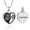 Customize, variant on Paw Print Heart Urn Necklace for Ashes Pet Keepsake Memorial Ashes Pet Cremation Jewelry for Ashes