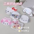 thumbnail image 2 of Hello Kittys Sanrios Anime Kawaii Cartoon Kuromi Cinnamoroll My Melody bolsa de almacenamiento, embalaje portátil, bolsa Ziplock ordenada, 10 & 20 piezas, 2 of 4