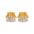 thumbnail image 2 of BemeyourBBs Baby Girl Bee Print Long Sleeve Dress for Infant Cute Toddler Outfit, 2 of 9