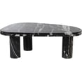 thumbnail image 4 of Meridian Furniture Messina Black Genuine Marble Coffee Table, 4 of 7
