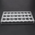 thumbnail image 1 of Shell Shape Hard Chocolate Mold 3D Sea Shell Clear Ice Jelly Candy Mould & 24 Holes Semi Sphere Chocolate Mould, 1 of 7