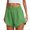 C#GN283, variant on CAIVO Women's Summer Running Shorts With Pockets Side Zipper Elastic Waist Solid Color High Slit Casual Athletic Workout Shorts For Sports Daily Wear Breathable Wear