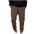 thumbnail image 6 of dzxyzu Men's Sweatpants with Pockets Fleece Tapered Joggers Drawstring Waist Athletic Trouser Gym Running Workout Track Pants, 6 of 8