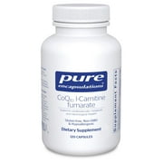 Pure Encapsulations CoQ10 l-Carnitine Fumarate | Ultra-Charged Cardiovascular Support | 120 Capsules