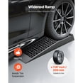 thumbnail image 5 of Heavy Duty Car Ramps 2 Pack, 20000 lb Capacity Low Profile Ramps for Oil Changes, Portable Garage Lift for Low Ground Clearance Vehicles, 5 of 12