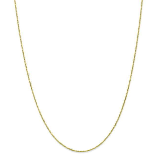 10K Yellow Gold 1.2mm Parisian Wheat Chain 30 Inch