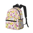 thumbnail image 2 of Haiem Easter Egg Lightweight Backpack for School, Classic Basic Water Resistant Casual Daypack for Travel with Bottle Side Pockets, 2 of 8