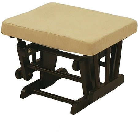 Storkcraft - Sleigh Style Glider Ottoman, Espresso