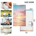 thumbnail image 2 of Sunset Beach Landscape Cotton Face Towels Absorbent Hand Towel Soft Bathroom Towel for Kitchen Hotel Decoration, 2 of 7