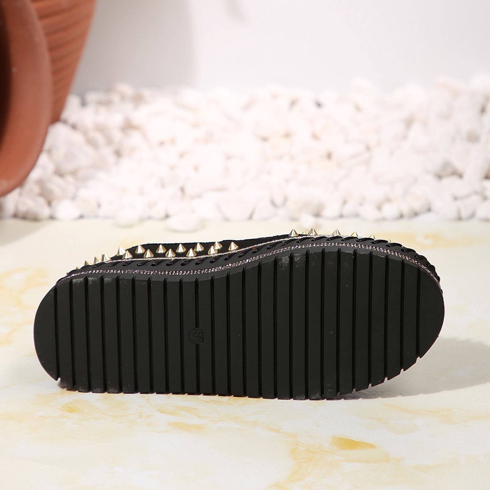 Chenyee Loafers for Women Casual Slip On Sneakers Vintage Comfortable Non Slip Work Shoes