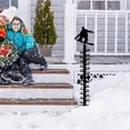 thumbnail image 1 of Fiudx Regla de Nieve con Forma de Copo de Nieve, Diseño de Metal Pintado a Mano, Hermosa Decoración Navideña, Medidor de Nieve para Exteriores, Decoración para Jardín de Invierno, Ideal para Regalo N, 1 of 6