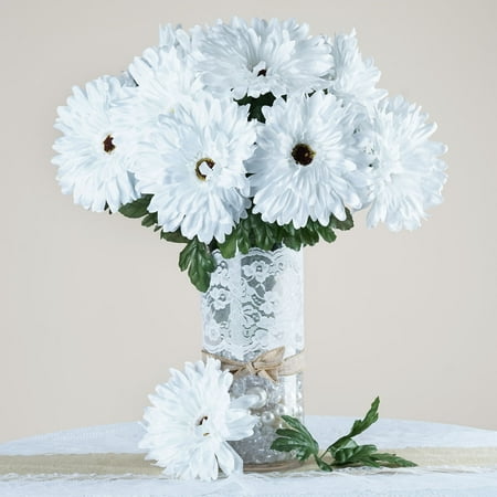 - BalsaCircle 28 Silk Gerbera Daisy Wedding Flowers - DIY Home Wedding Party Artificial Bouquets Arrangements Centerpieces