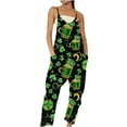 thumbnail image 2 of Styesk Pantalons pour Femmes Combinaisons Sans Manches Amples Combinaisons en Lin à Jambes Larges, 2 of 5