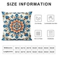 thumbnail image 5 of PHYHOO Short Plush Pillow Covers Boho Flower Square Pillow Case for Bedroom, Sofa, Car Decoration Both Sides, 5 of 5