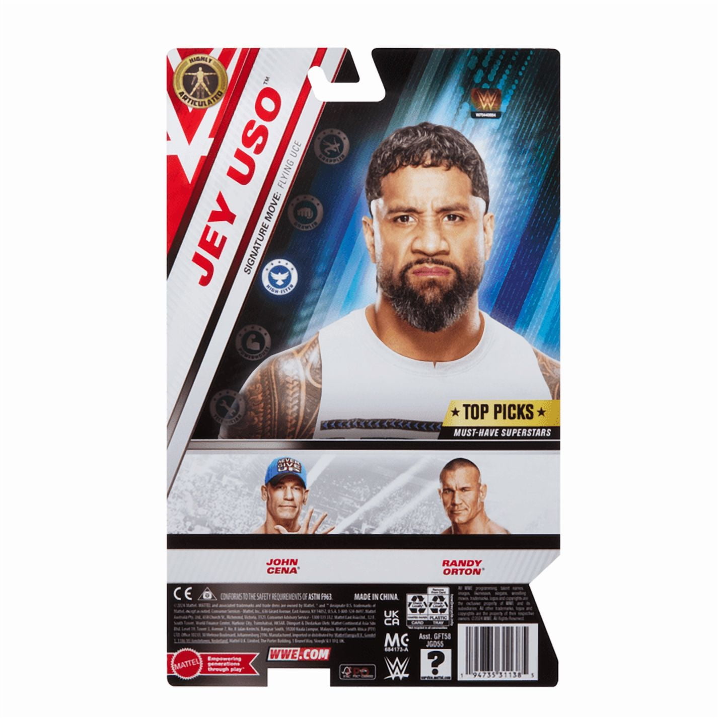 Jey Uso - WWE Top Picks Main Event Series 2025 Action Figure