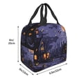thumbnail image 3 of Vsdgher Mystery House Halloween Night Lunch Bag, Lunch Box for Women Adult Men, Lunch Tote Insulated Cooler Lunch Container for Work/Office/Picnic/Travel, 3 of 8