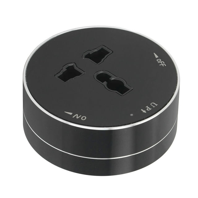 Zócalo Del Enchufe Eléctrico, Adaptador Inalámbrico Redondo Moderno De La Pista Del Poder De 250V 13A Para El Hotel