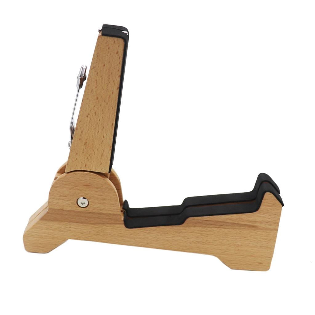 CEORPER Portable A-Frames Stand Wooden Guitar Stand A-Frames String Instrument Holder