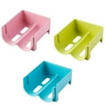 thumbnail image 1 of 3Pcs Refrigerator Drawer Storage Boxes Stackable Storage Containers Drink Box, 1 of 6