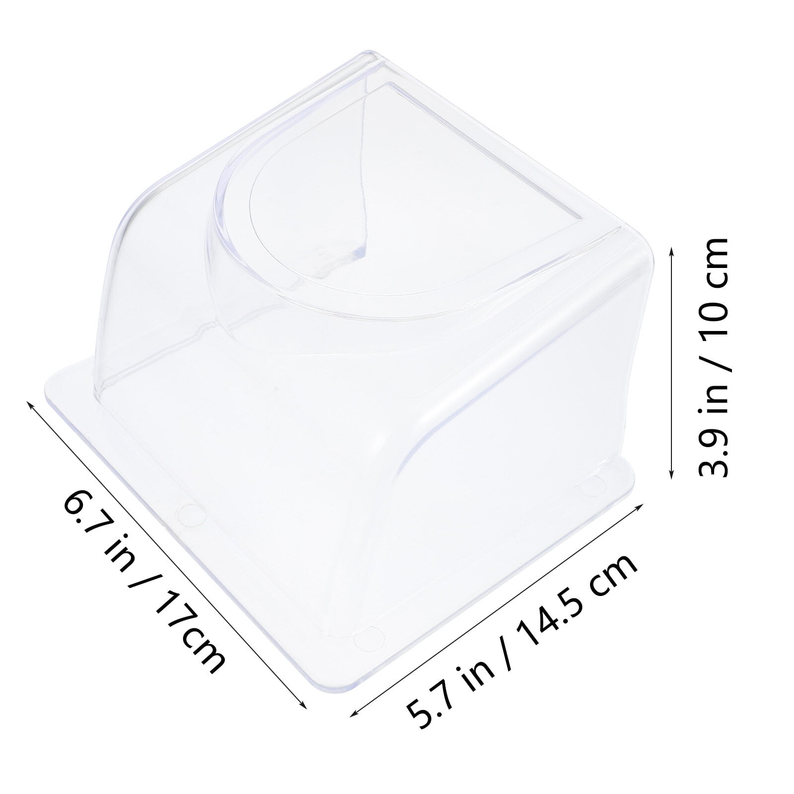 YOSADIER Transparent Rainproof Doorbell Cover Plastic Protector for Home Access Devices