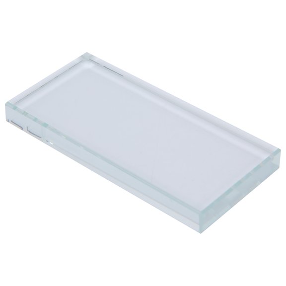 Nail Art Palettes Color Mixing Glass Rectangle Makeup Blending False Eyelash Glue Holder