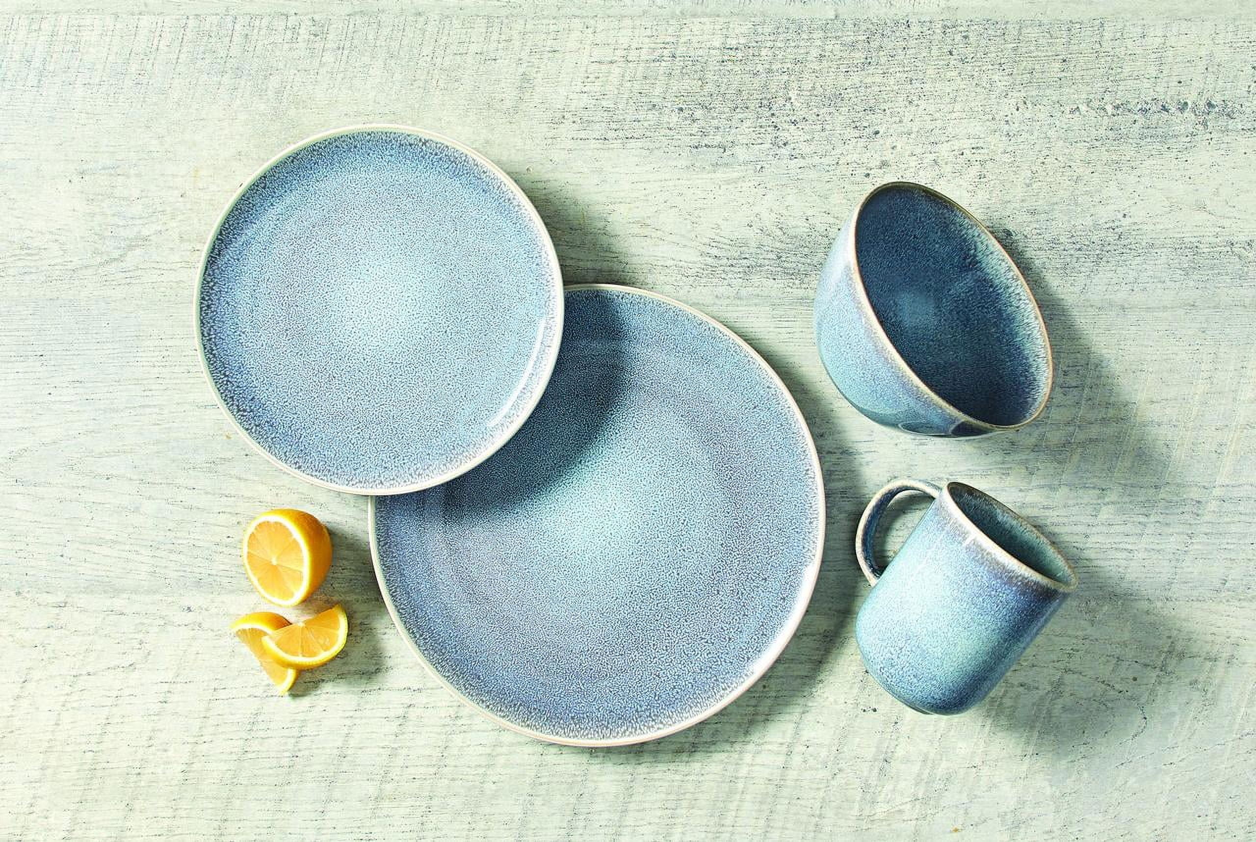 Better Homes & Gardens Blue Reactive Linette Stoneware Cereal Bowl 6.2”D