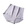 thumbnail image 2 of Bxsruta Women's High Waist Cotton Briefs for Everyday Comfort, 1-Pack Solid Underwear, 2 of 3