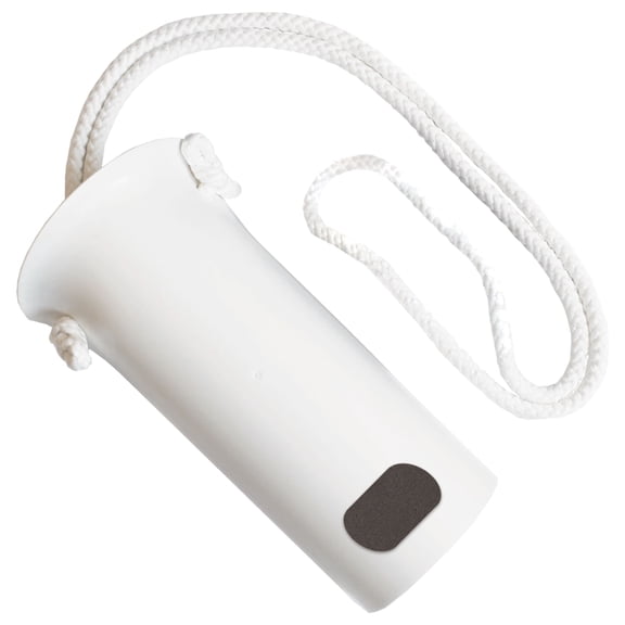 Rehabilitation Advantage Single Cord Sock Aid Helper Device – 9.5 Inches x 4 Inches x 3 Inches with Adjustable Cord. Lightweight, Convenient, and Easy to Use.