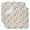 Pioneer Flower Floral-1, variant on Pioneer Flower Floral Print Pattern Kitchen Dish Drying Mat 1 Pack, Ultra Absorbent Microfiber Drainer Mat, 16"x18"