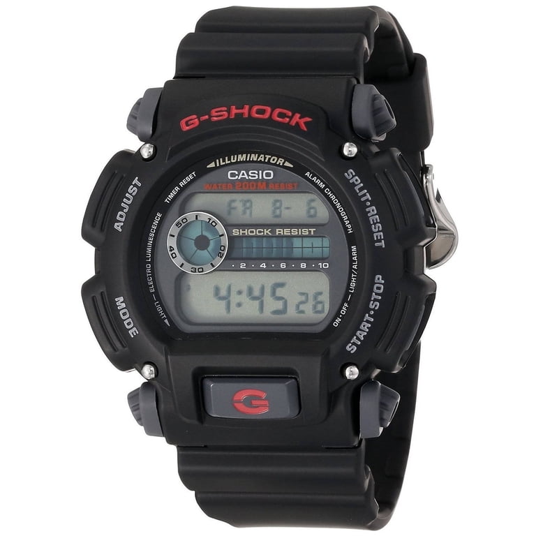 Casio Men's G-Shock Watch with Black Dial and Quartz Movement