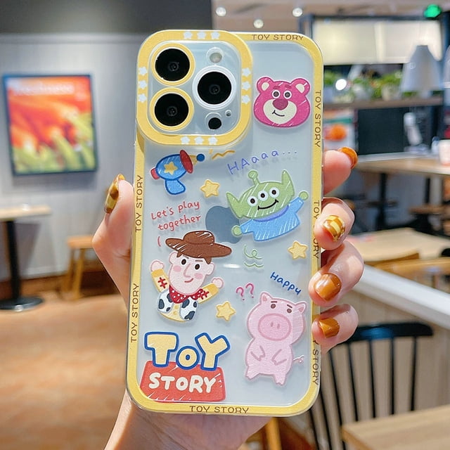 Funda Para Samsung Galaxy A03 A03S A02S A21S A20S A10S A22 A31 A32 A02 M02 A11 M11 A12 M12 A52 A52S A72 A51 A71 A50 A50S 4G 5G Suave Lente Protector Caso Motivo Oso Fresa Conejo