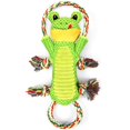 thumbnail image 1 of Letsmeet Juguetes Para Perros Juguete De Peluche Para Mascotas Con Papel Arrugado Y Cuerdas Juguetes Para Cachorros Juguete Interactivo Para Masticar Perros Pequeños, Medianos Y Grandes, 1 of 1