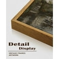 thumbnail image 6 of Drsoum Vintage 24x36in Brown Framed Landscape Canvas Wall Art Town Classic Wall Prints Modern Farmhouse Decor, 6 of 6