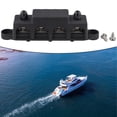 thumbnail image 4 of 12V 250A 4 Post Busbar Bus Bar Power Distribution Block W/ Cover 5/16" Black M8, 4 of 10