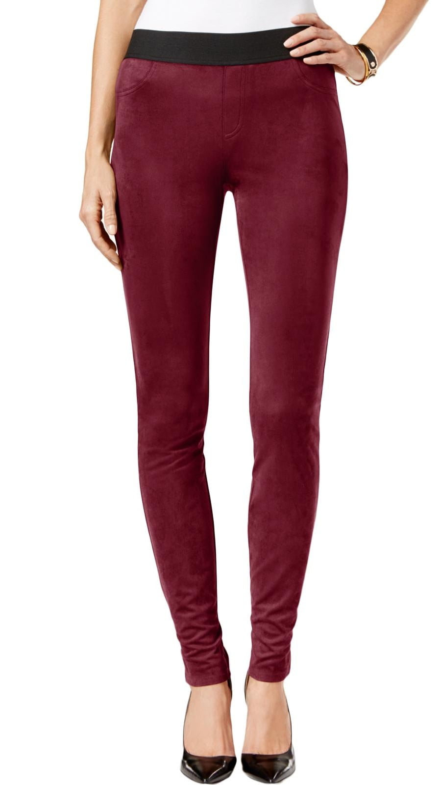 INC INC Womens Faux Suede Casual Leggings