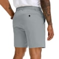 thumbnail image 5 of Casual Shorts for Men Stretch Flat Front Hybrid Golf Shorts 8 Inch Inseam Qick Dry Dress Work Shorts with Pockets,S, 5 of 6